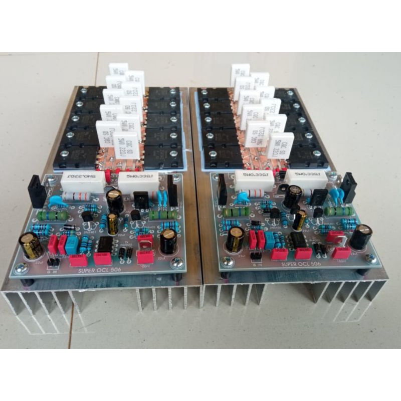 KIT DRIVER 506 + 5 FINAL THOSIBA SEPASANG STEREO SIAP COLOK PSU KUALITAS BAGUS GLERR UNTUK SOUND AND