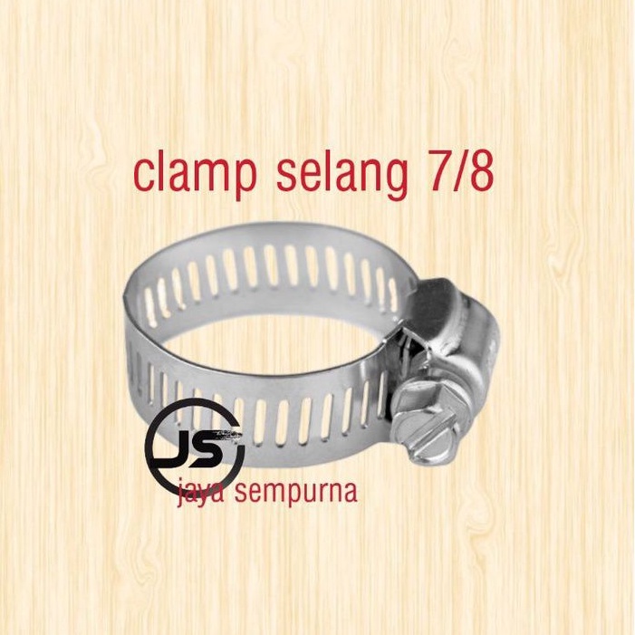 KLEM SELANG / HOSE CLAMP 7/8" TAIWAN"