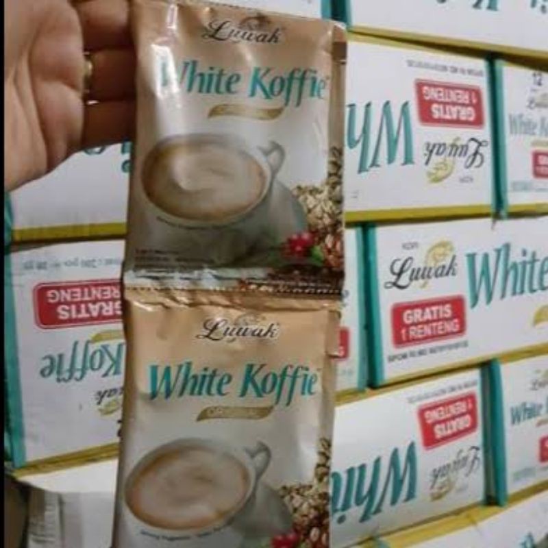 

LUWAK WHITE COFFEE 10 SACHET KEMASAN 20gr