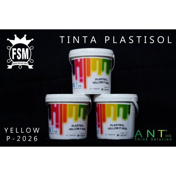 

Terbaru Tinta Sablon Plastisol ANT Yellow
