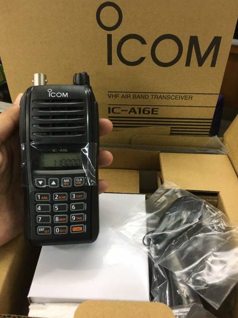 JUAL HT ICOM IC-A16E AIR BAND HT ICOM A16E AIR BAND