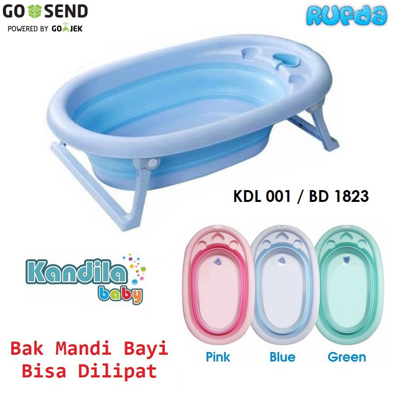 Kandila Foldable Baby Bath Tub Bak Mandi Bisa Dilipat KDL001 BD1823