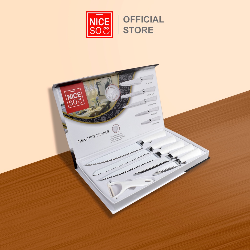 NICESO Official Pisau Set 6Pcs 239