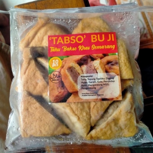 Tabso Bu Ji Tahu Baso Isi 10s Tahu Baso Khas Semarang Shopee Indonesia