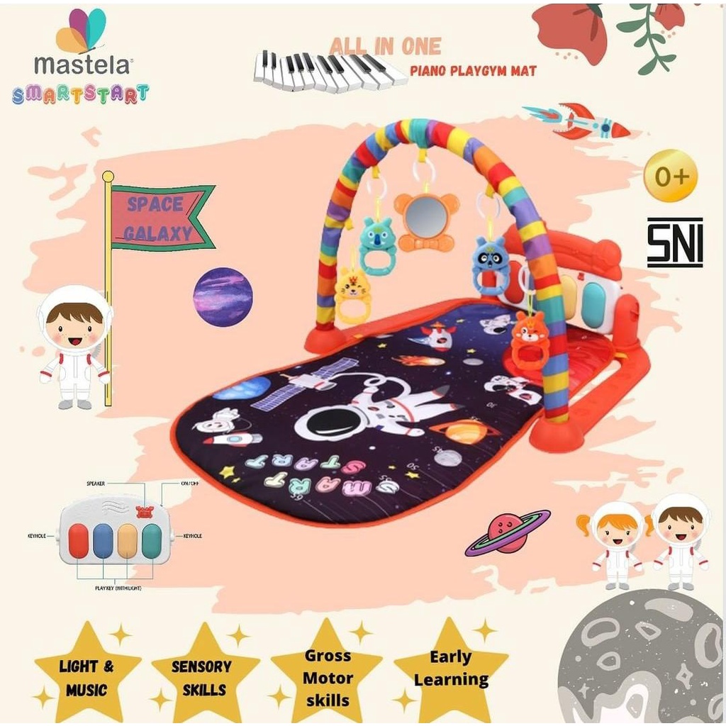 MASTELA SMART START PLAYMAT PIANO / PIANO PLAYGYM MAT