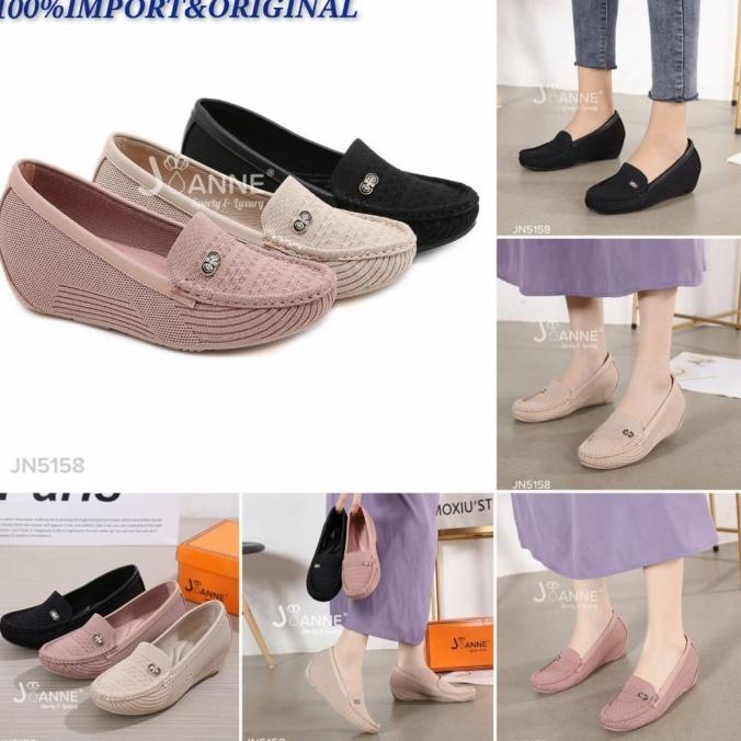 Sepatu Wedges Shoes JOANNE JN5158 ORIGINAL TERPOPULER