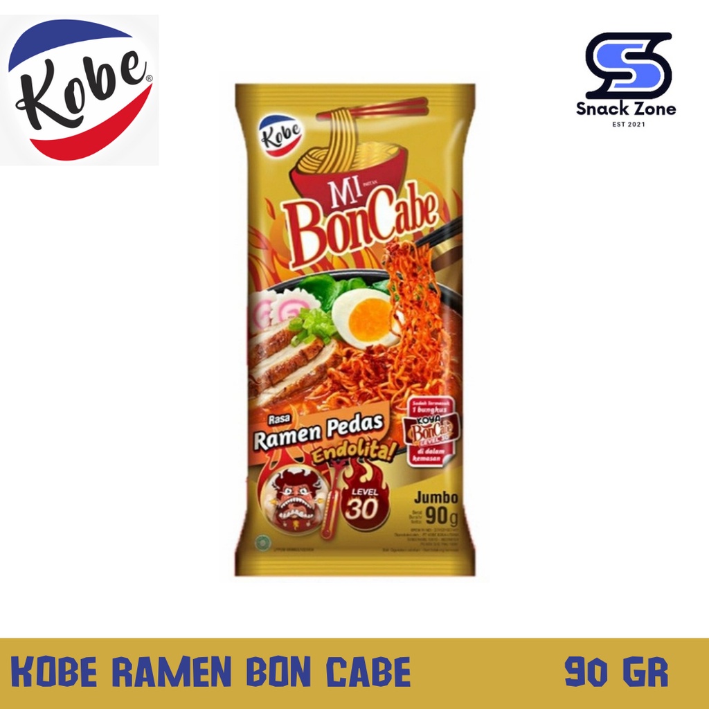 

Kobe Mi BonCabe / Bon Cabe Ramen Level 30 - 90 gr