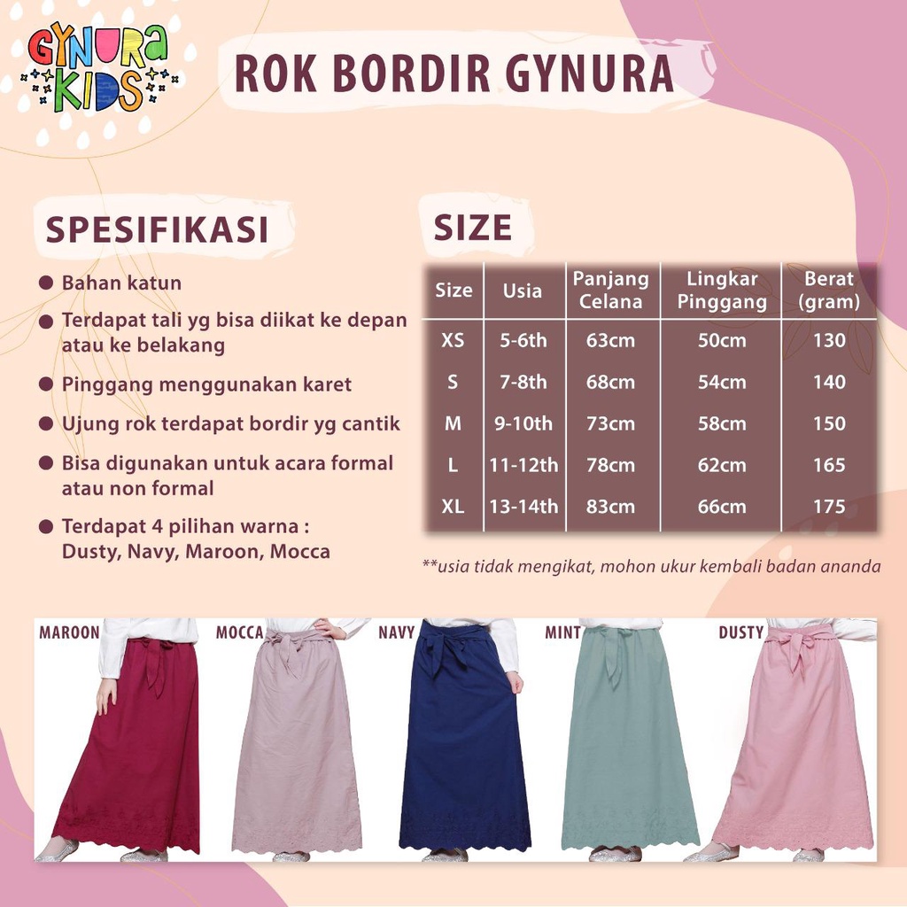 Raggakids Gamis Anak minimal pembelian 2 gamis/baju (GROSIR/RESELLER)