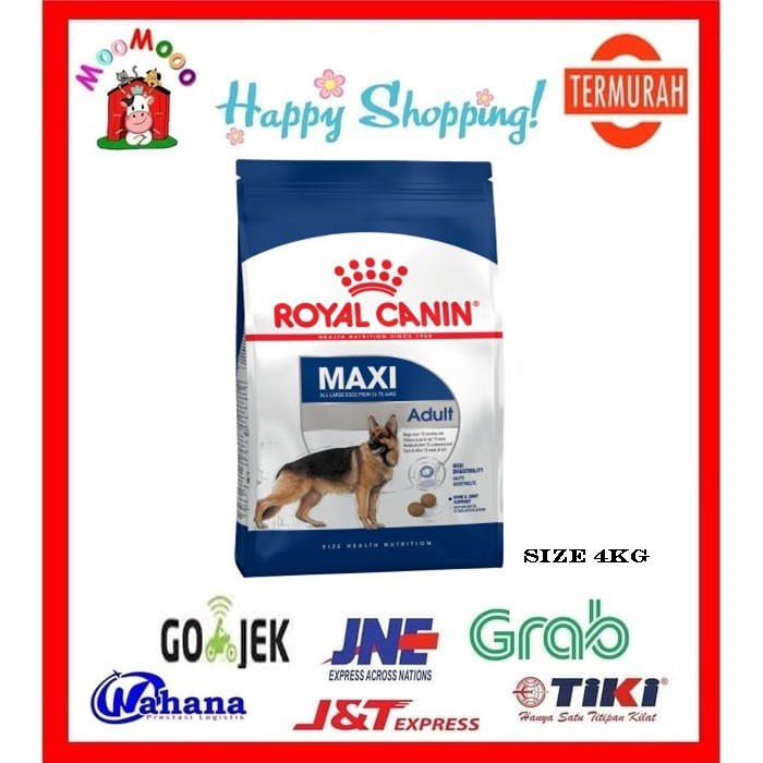 Royal Canin Maxi Adult 4Kg - Makanan Anjing / Dog Food