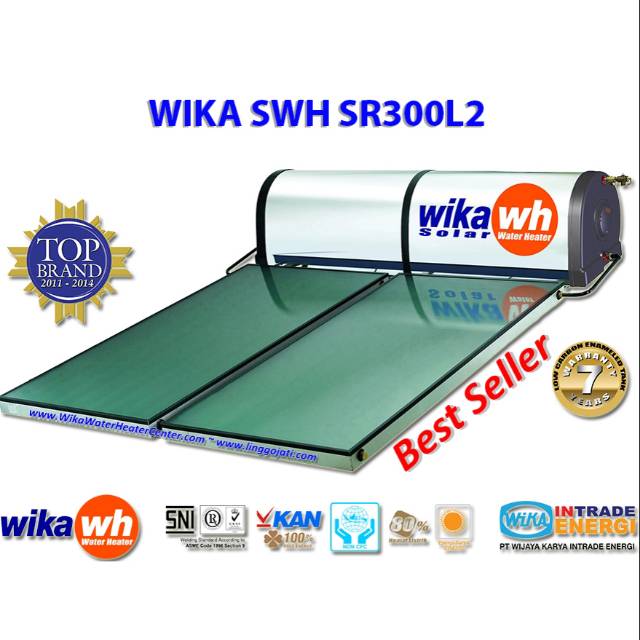 PEMANAS AIR TENAGA SURYA - SWH SR300L2 SOLAR WATER HEATER