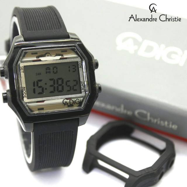 Jam Tangan Wanita Alexandre Christie Original Ac 9224M Rubber