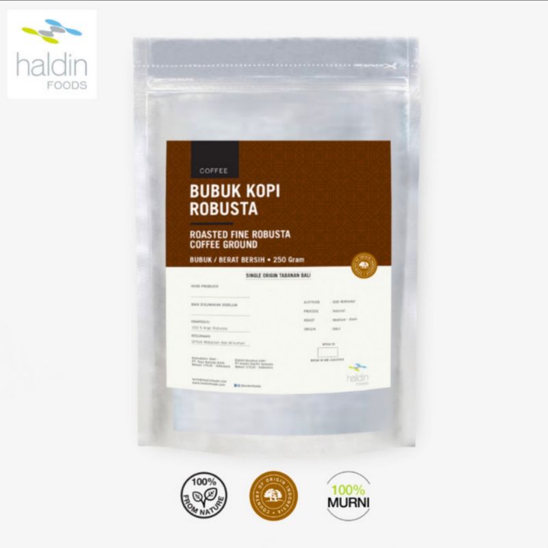 

Kopi Bubuk Robusta 250 gr