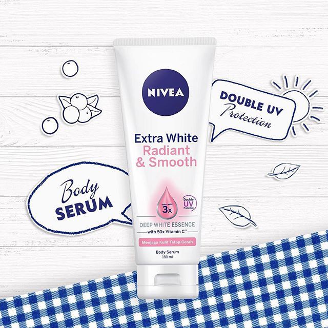 NIVEA Body Serum Extra White-Night-Repair Care Protect-Radiant-Glow-Hijab 180ml (Victoria)