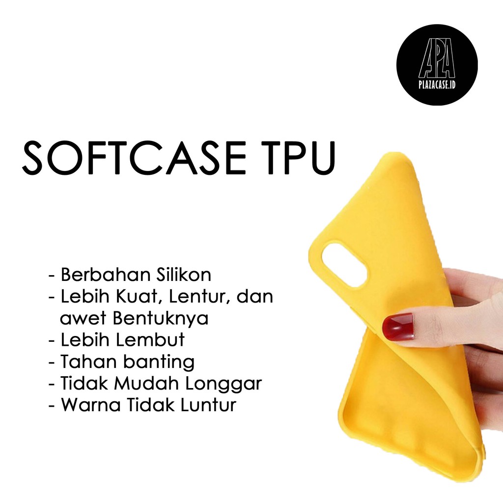[S09] Soft Case Black Spong For All Type Vivo Oppo Realme Iphone Samsung Xiaomi