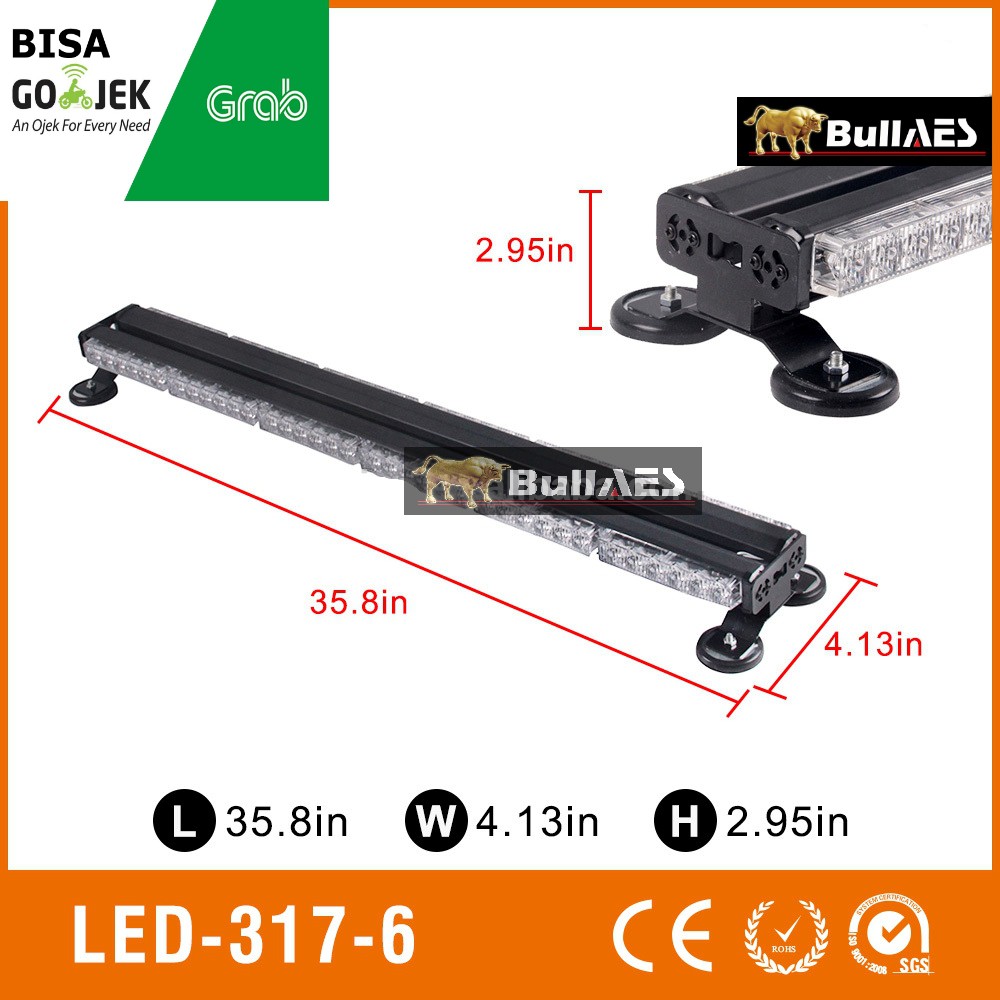 LAMPU LED KEDIP LED BAR 2 SISI FLASHING LED BAR I Led Patwal I S0302