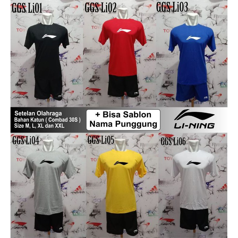 Jersey badminton bulutangkis baju dan celana sport terbaru terkeren