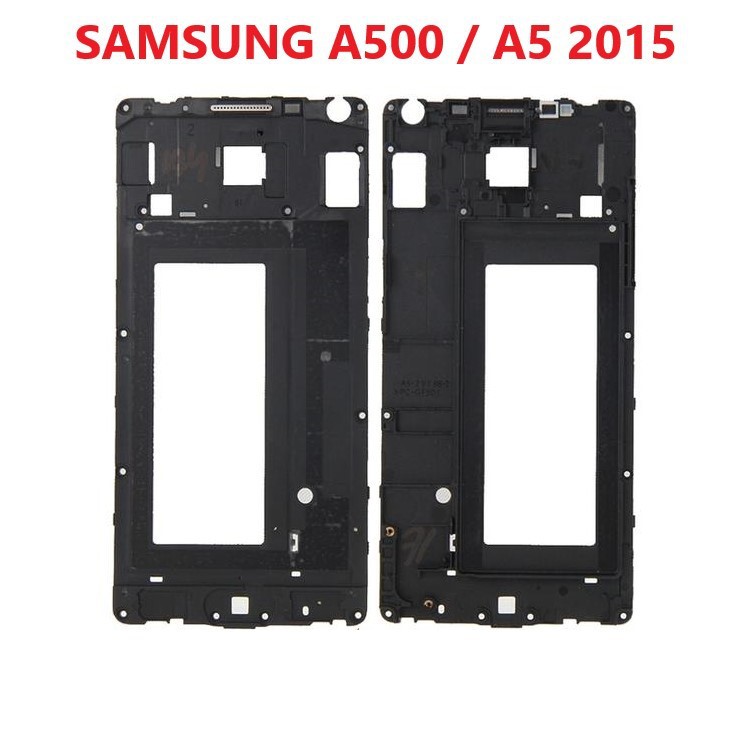 FRAME LCD SAMSUNG GALAXY A5 2015 / A500 / A500F ORIGINAL ~ TULANG TENGAH ~ TATAKAN LCD ~ BEZZEL