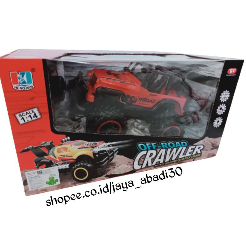 MAINAN MOBIL REMOTE CONTROL JEEP OFF ROAD CRAWLER 1:14 4X4WD 689-323