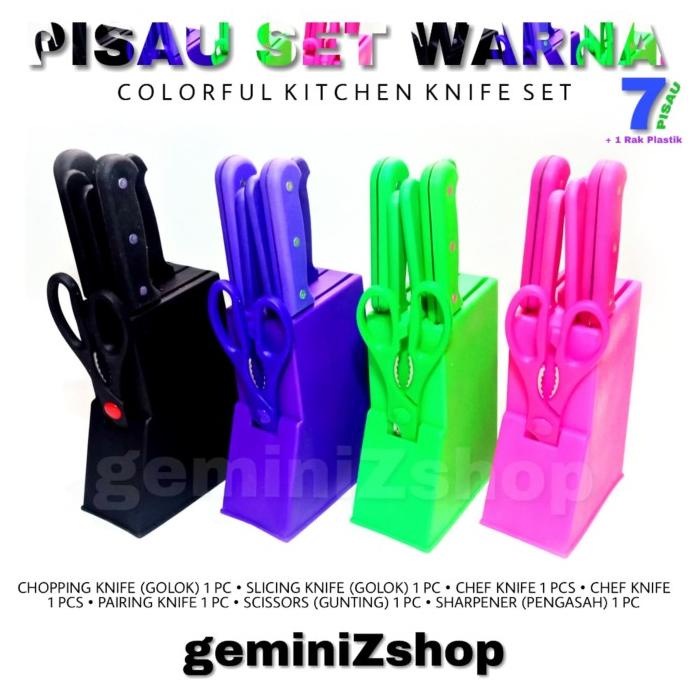 

PROMO Pisau Set Warna SW708 MURAH