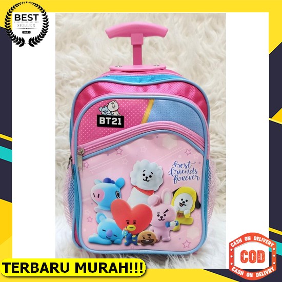 Ransel Troly Anak Sd Free Botol Minum Gagang Satu Terbaru Dan Simpel Troli Ransel Tk Paud Unicorn Cu