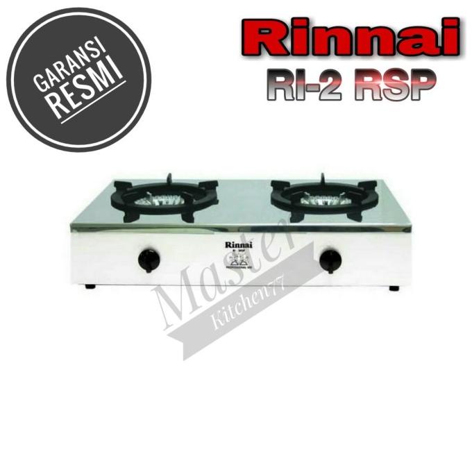 Rinnai Kompor Gas Komersial 2 tungku besar RI2RSP RI-2-RSP RI 2 RSP