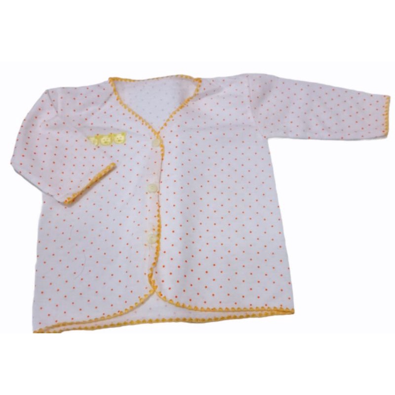 Baju Panjang Polkadot Bayi 0-12 Bulan