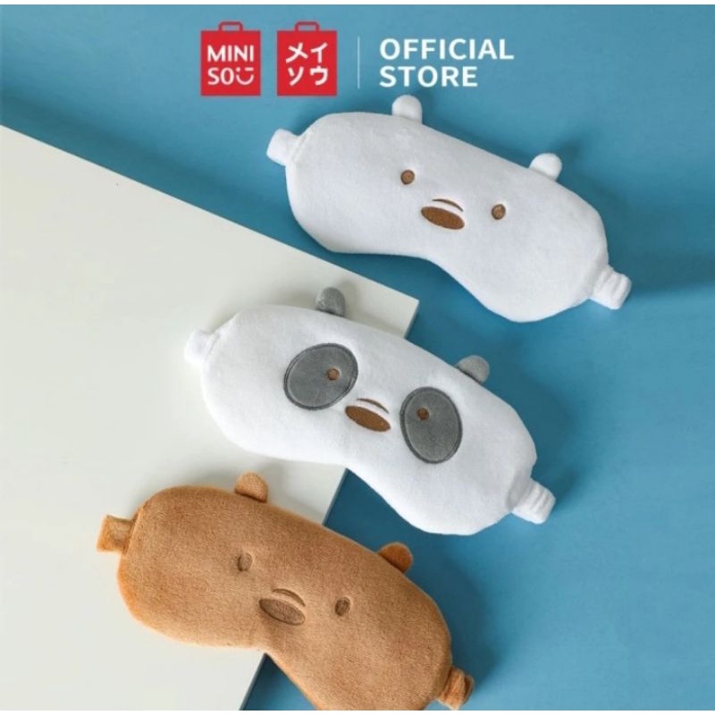 Miniso Penutup mata tidur Wi Bare Bears