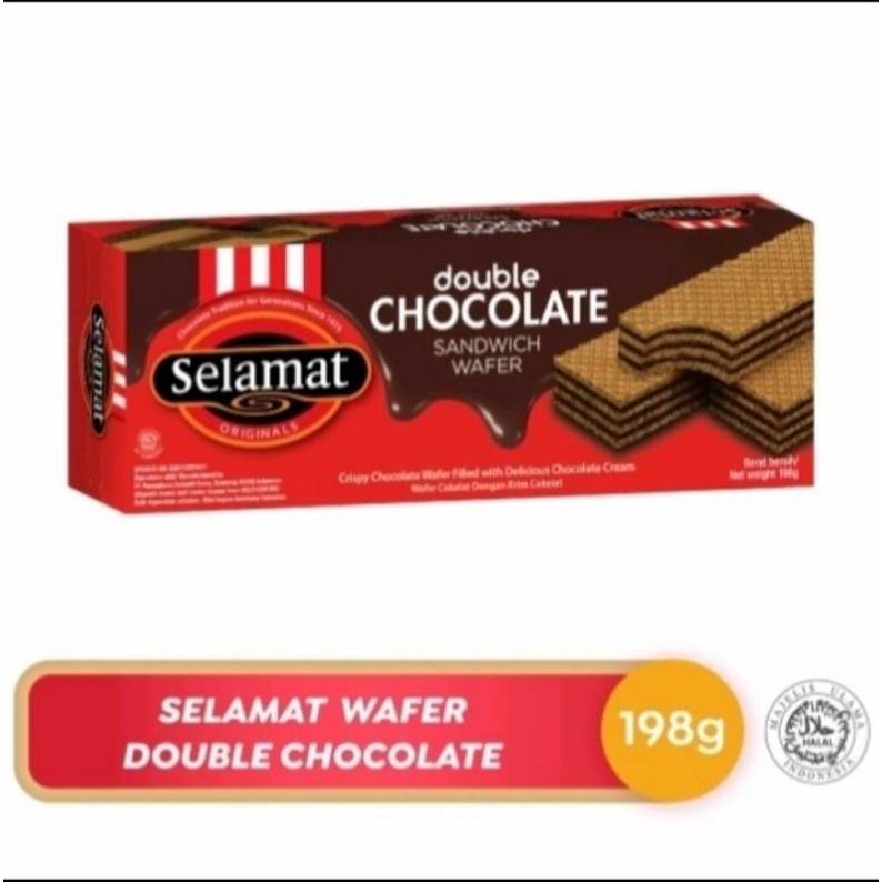 

Wafer Selamat Double Chocolate 145 gr