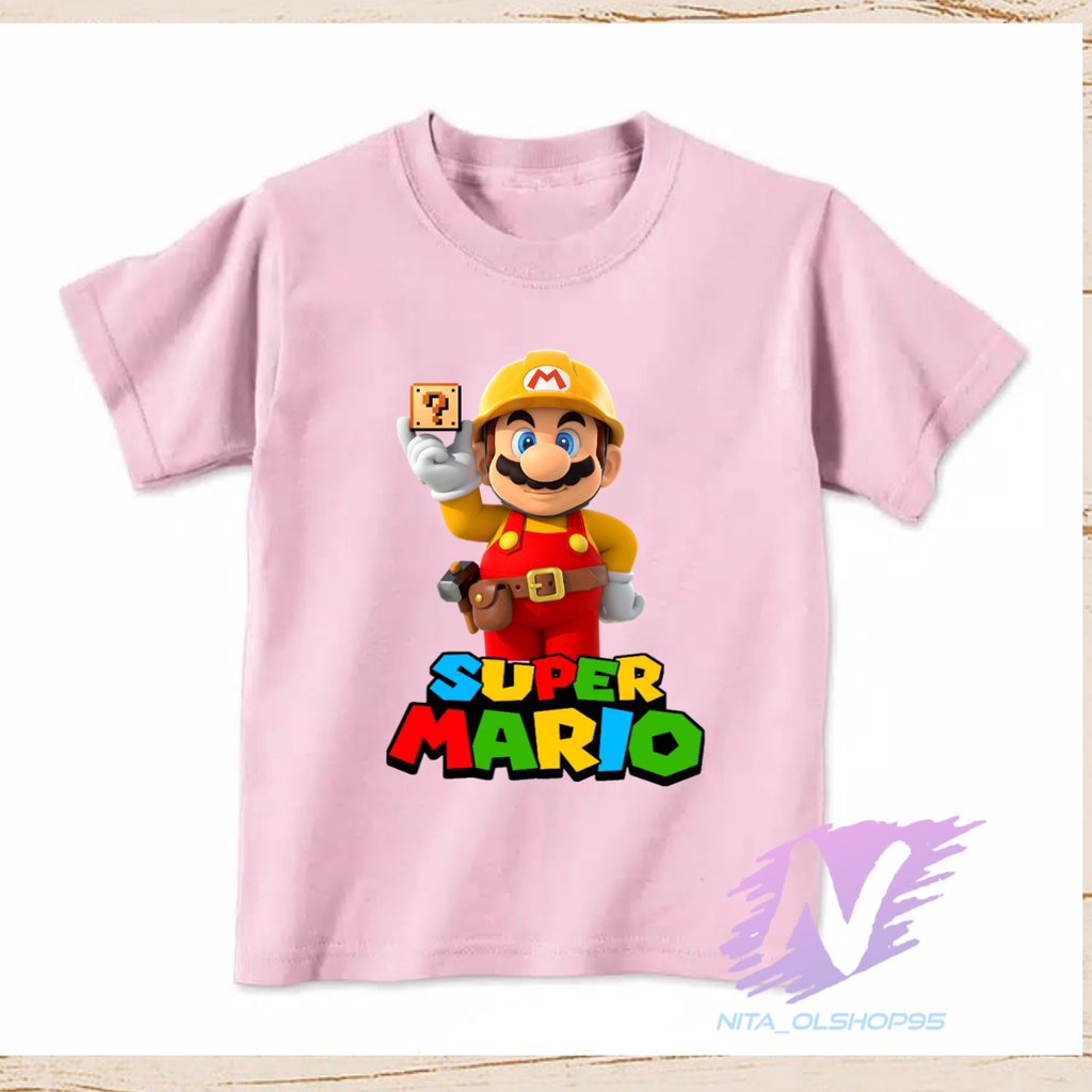 KAOS ANAK SUPER MARIO