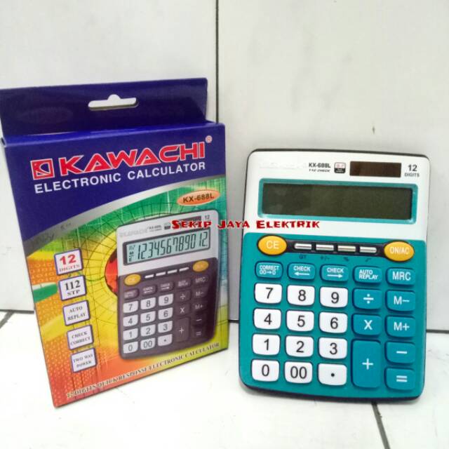 

Kalkulator Kawachi KX-688L Electronic Calculator