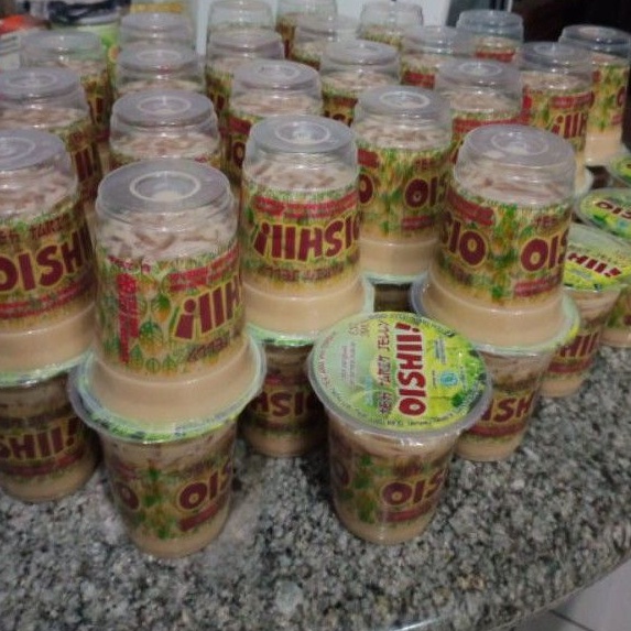 Teh Tarik Jely Oishii 330ml Frezz Beku Segar Sehat