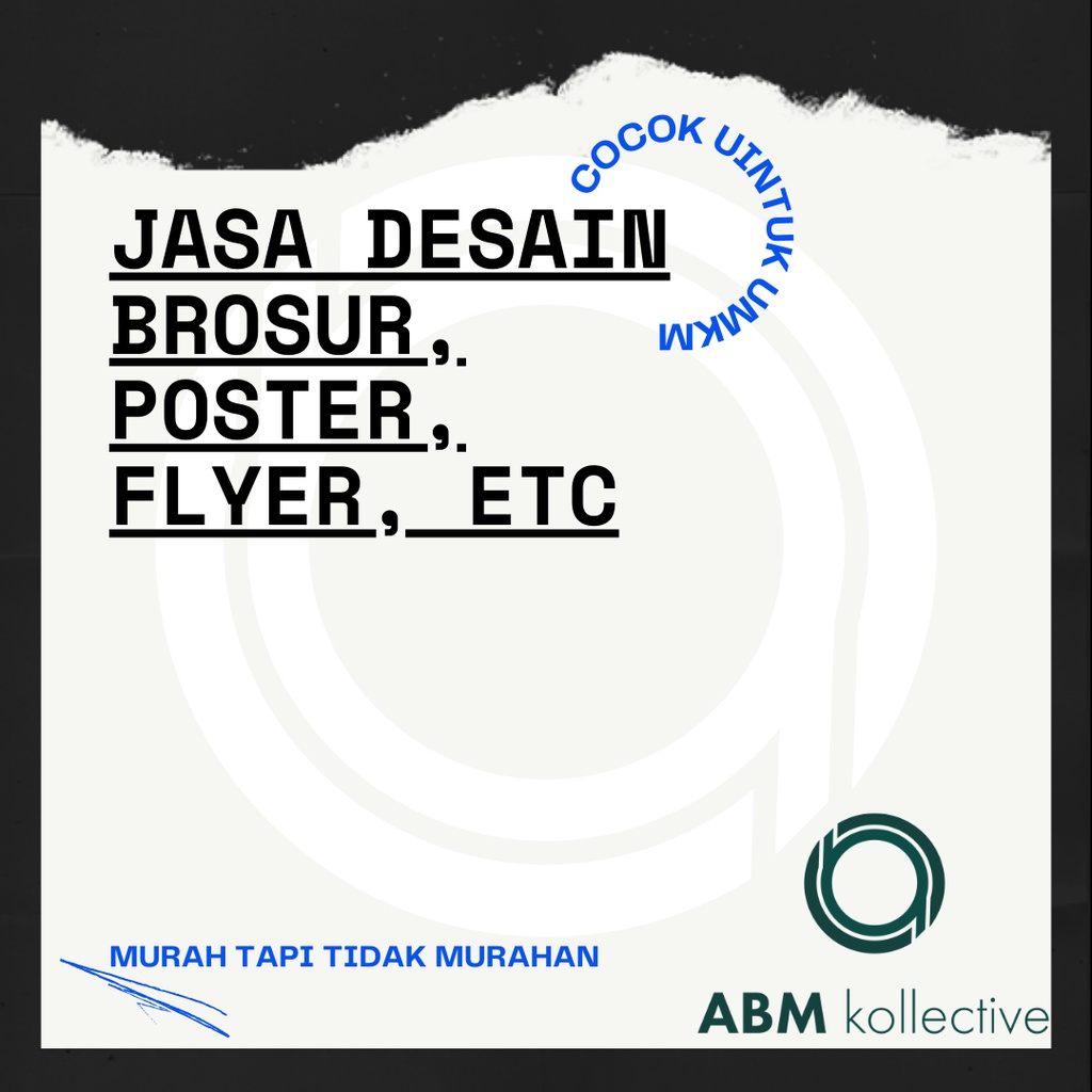Jasa desain brosur, flyer, poster, dll | minimalis