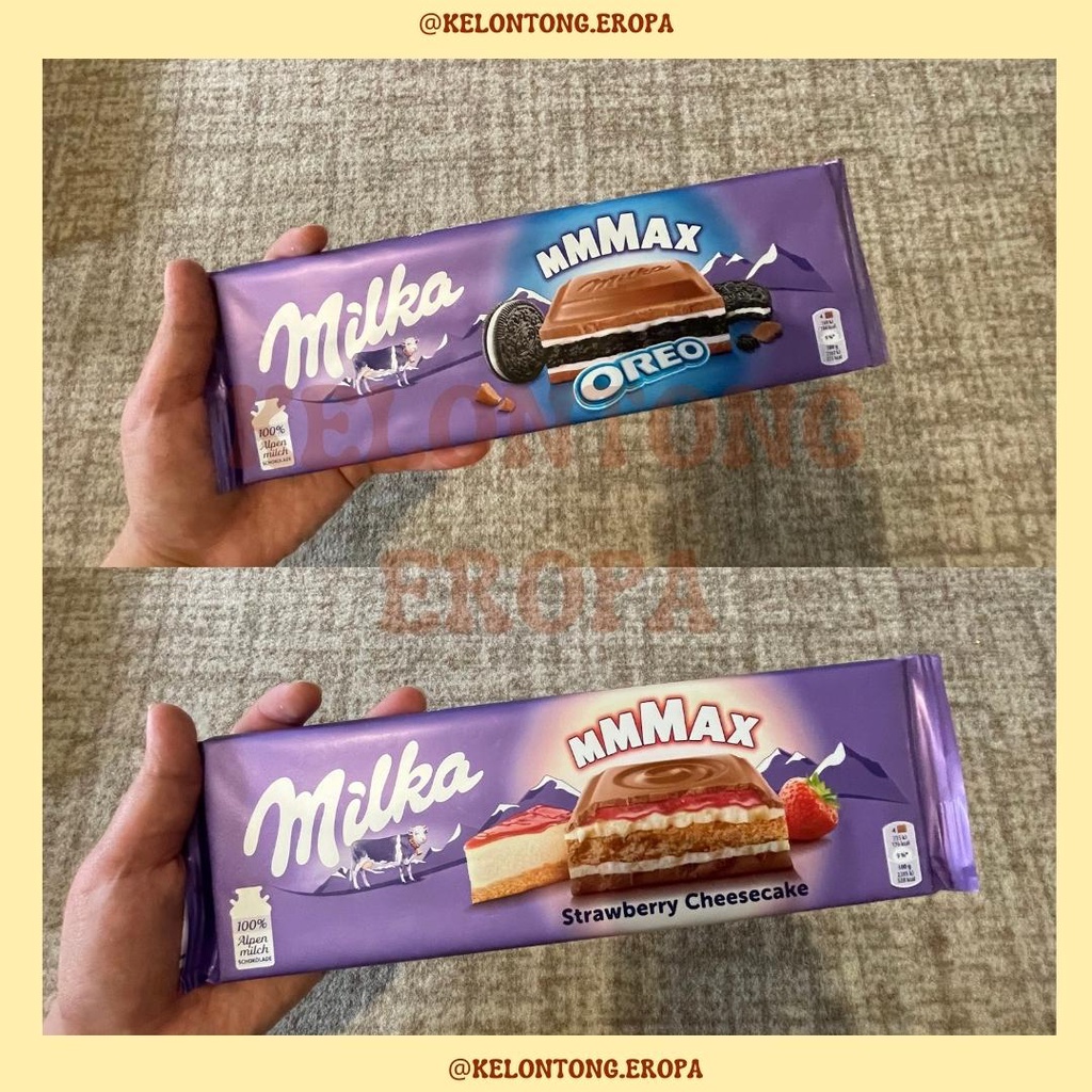 

Milka Mmmax 300gr (strawberry cheese cake & oreo)