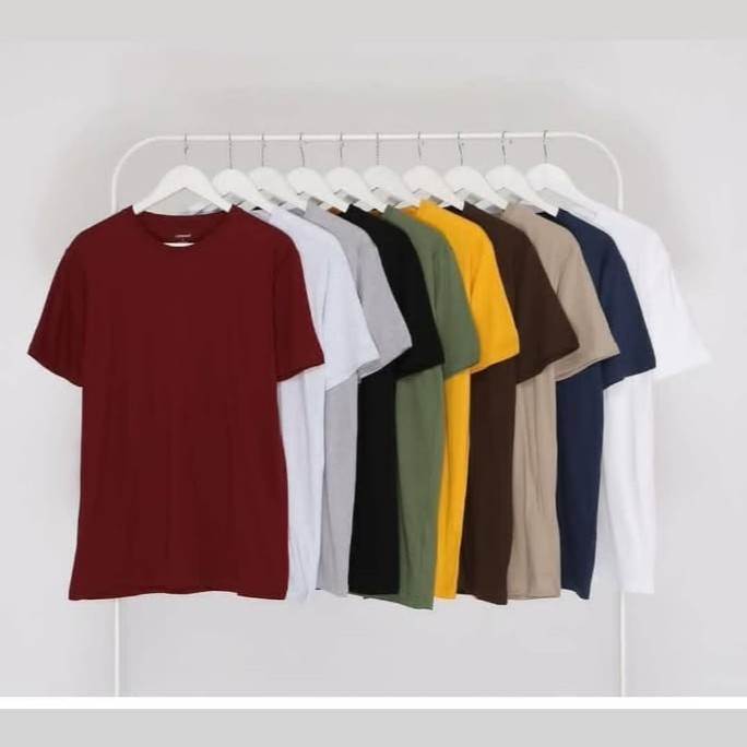 9SEVEN-{LANGSUNG DARI PABRIK}-KAOS POLOS BASIC PREMIUM || KAOS POLOS ONECK || KAOS POLOS UNISEX