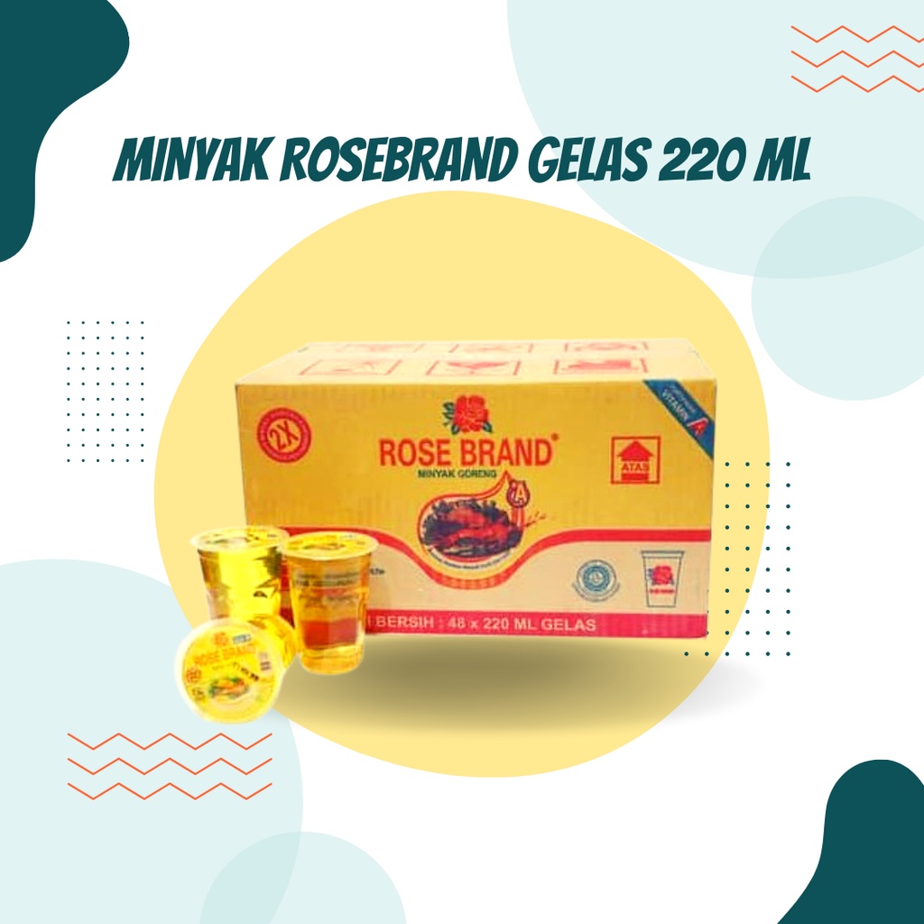 

Minyak Rosebrand Gelas 220 ml