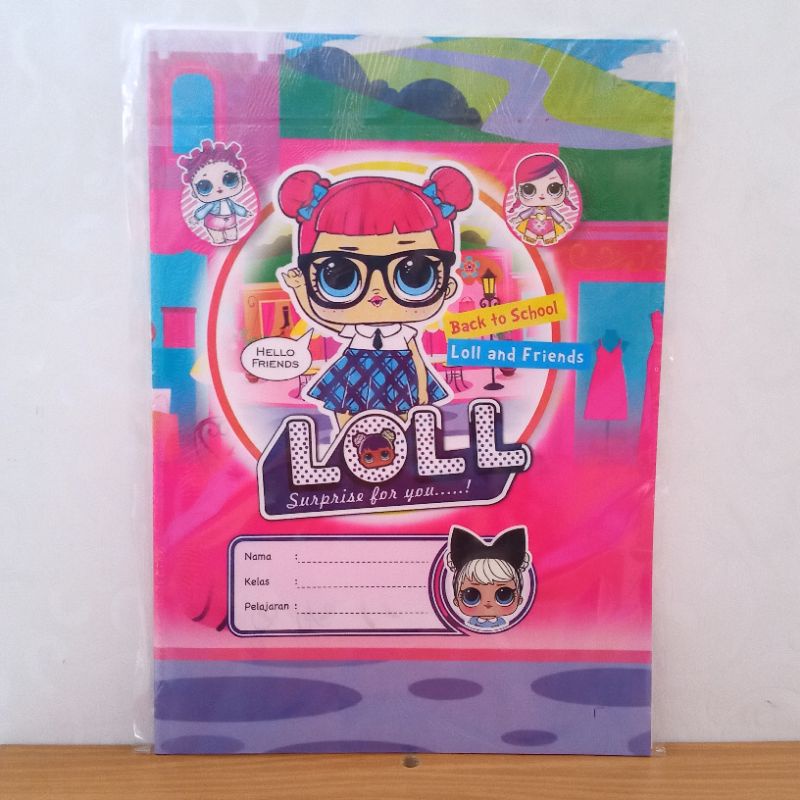 

Sampul Buku Motif Karakter Ukuran Lebih Tinggi (Isi 20 lembar)