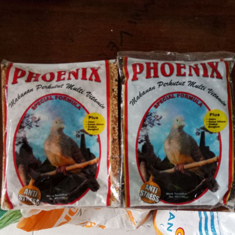 Phoenix Pakan Perkutut Polos / Ketan Hitam