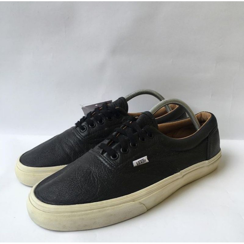 VANS AUTHENTIC LEATHER BLACK /SECOND ORIGINAL