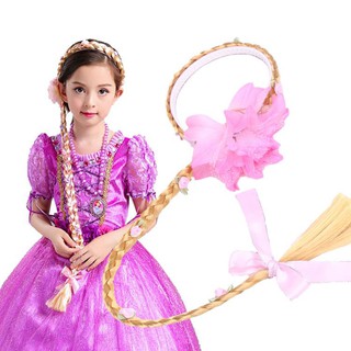 Rambut Palsu Model Kepang Panjang Gaya Princess Frozen Rambut Palsu Model Kepang Panjang Gaya Princess Frozen