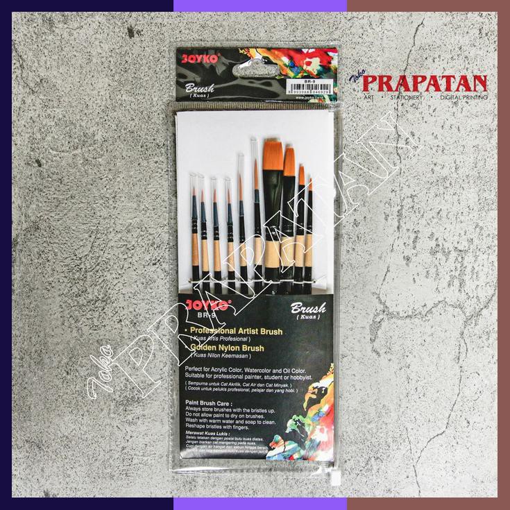 

Kuas Joyko Br9 / Joyko Round Brush / Kuas Lukis Joyko Set 10