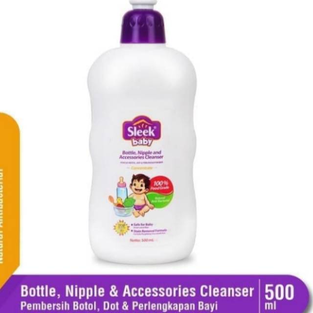 Sleek Baby Laundry Deterjen / Bottle Cleanser Cair 500ml 500 ml