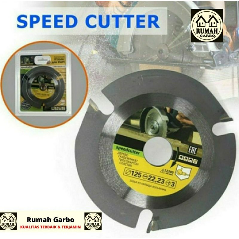 Mata Gerinda Pisau Potong Kayu Circle Circular Saw SPEEDCUTTER 5" x 3T