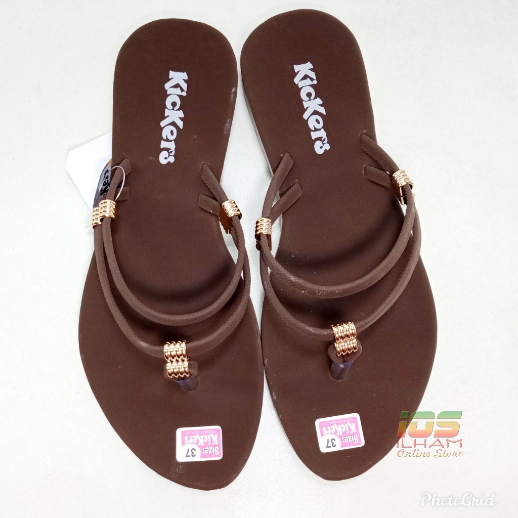 Kickers SLD 01 Sandal Jepit Flat Wanita Size 37-40