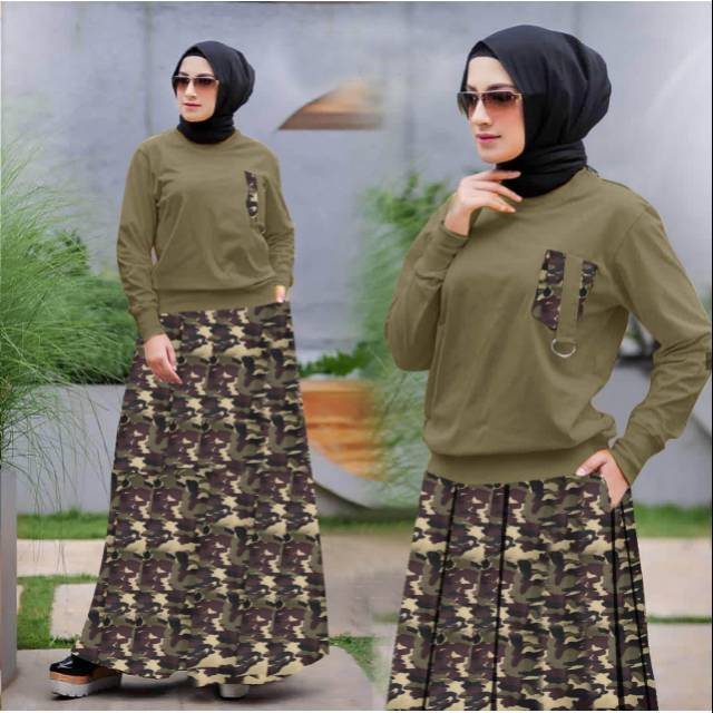 SETELAN ROK DAN ATASAN ARMY