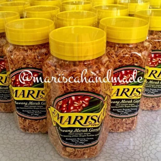 

Bawang Merah Goreng Marisca Handmade Toples Medium 200Gram