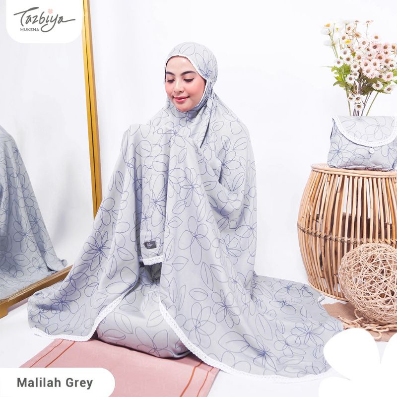 MUKENA TAZBIYA ALLOVER 2IN1 MALILAH SERIES ALLSIZE