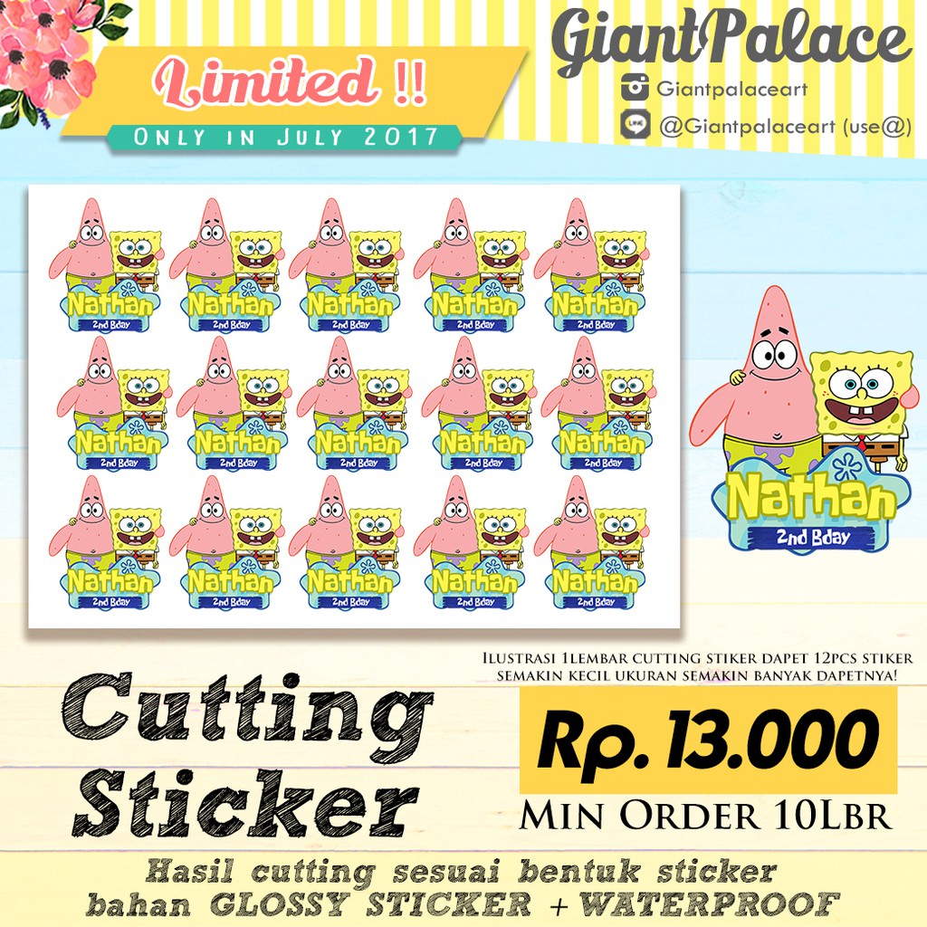 Cutting Stiker Shopee Indonesia