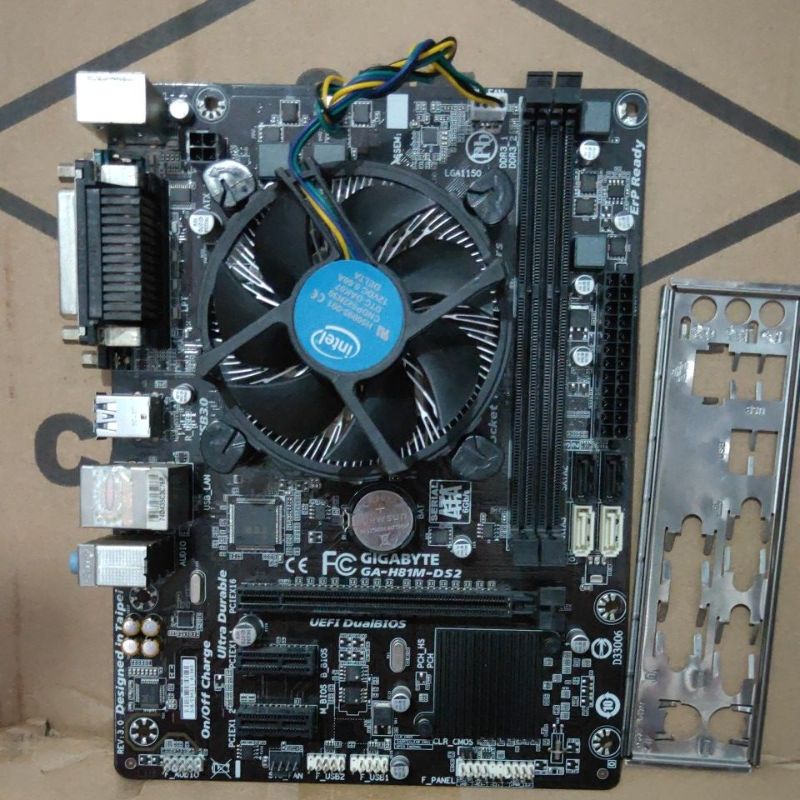 Paket mainbiard h81 procesor i7 4770 plus fan-asus gigabyte