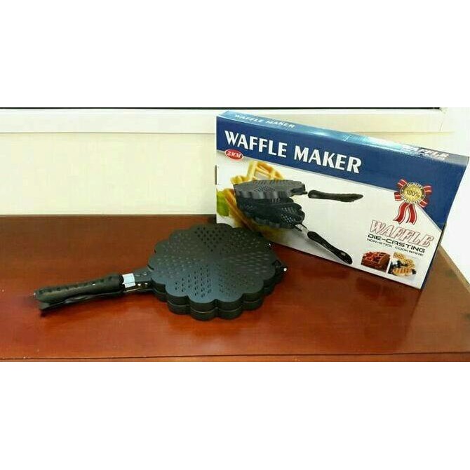 Cetakan Kue Waffel Maker, Bapel, Wafel, Waffle Wafle ( Tanpa Listrik ) Gembalastore