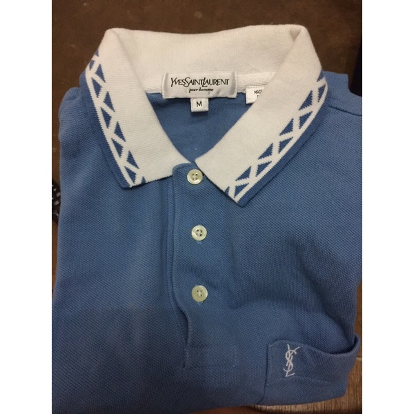 kaos kerah brand Yves saint laurent